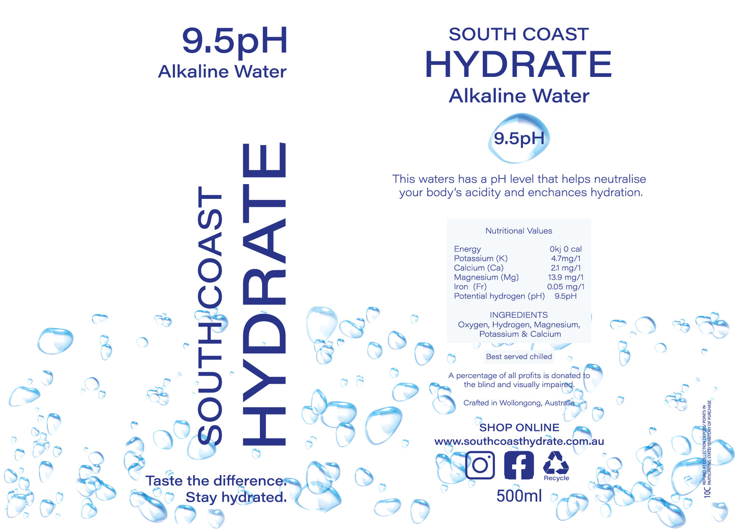 24 Pack Hydrate Alkaline Water Cans