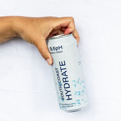 24 Pack Hydrate Alkaline Water Cans